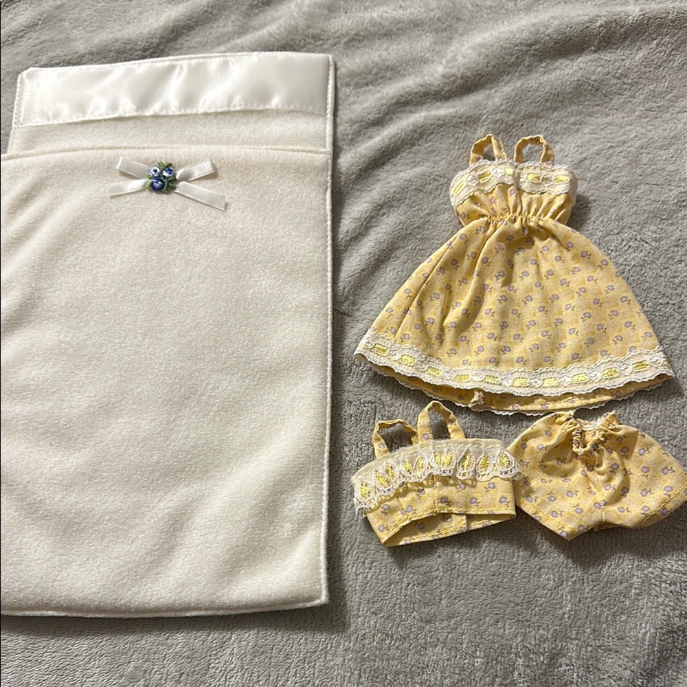 Handmade Barbie sleeping bag and pajamas. Never used.